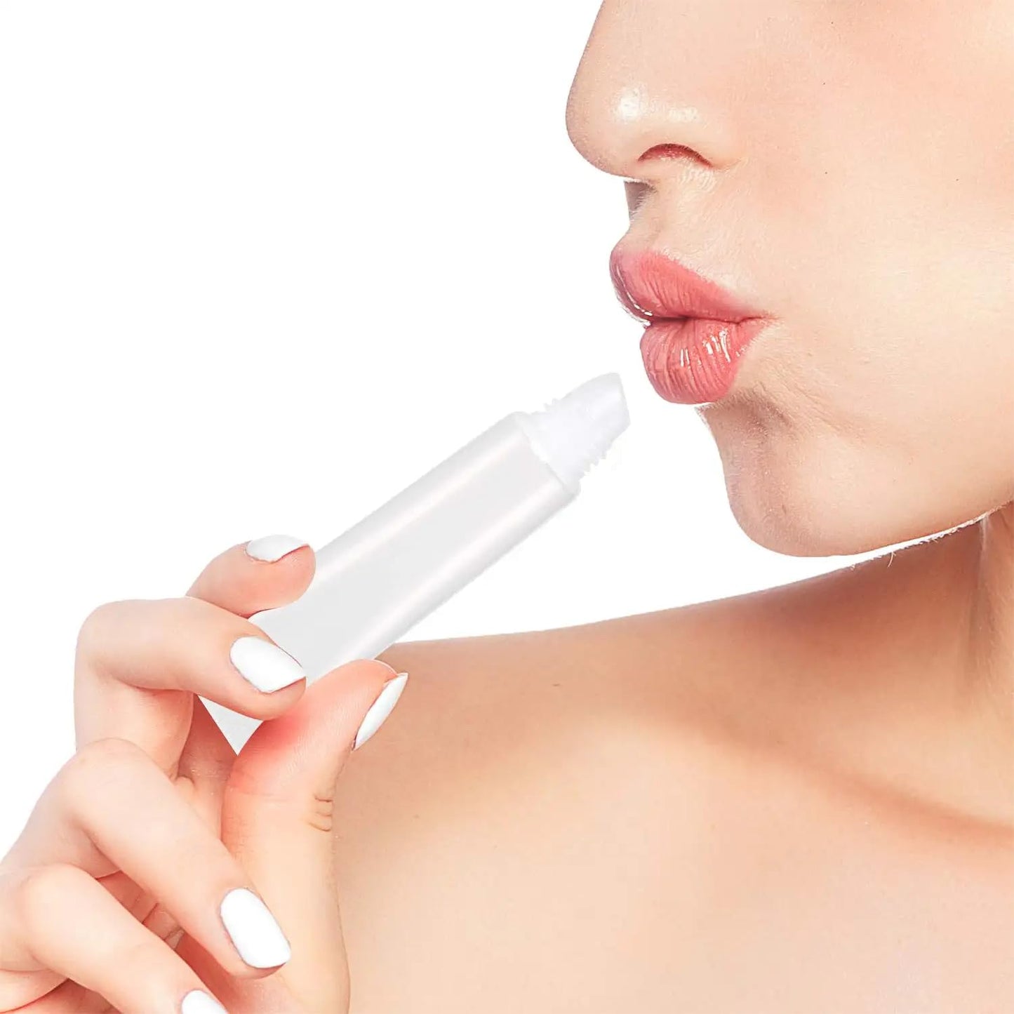 6PCS Empty Lip Gloss Tubes - 8ml Clear Lip Balm Tubes with 5ml Syringes - Refillable Squeeze Lip Balm Containers - Mini Cosmetic Soft for DIY Lip Gloss and Travel Toiletries