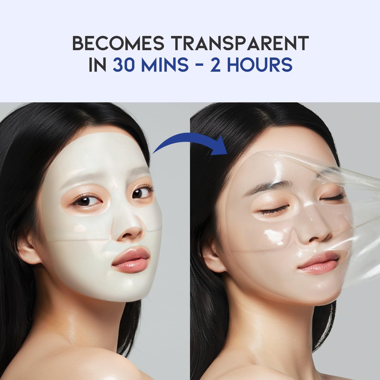 #OOTD Collagen, Hyaluronic Acid & Peptides for Elasticity, Hydration, and Firming. Lifting Hydrogel Sheet Mask - Face Mask (5pcs)